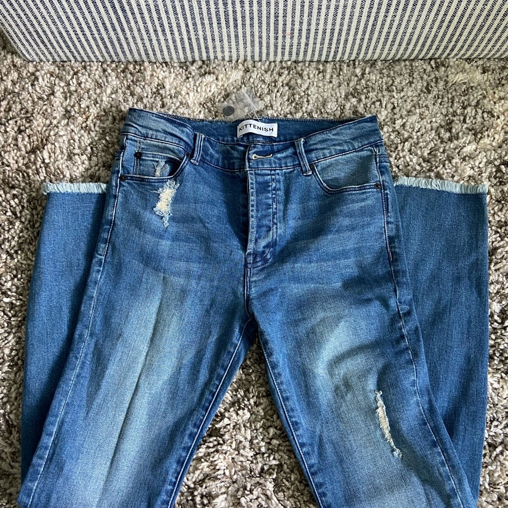 Kittenish Classic Blue Denim Jeans